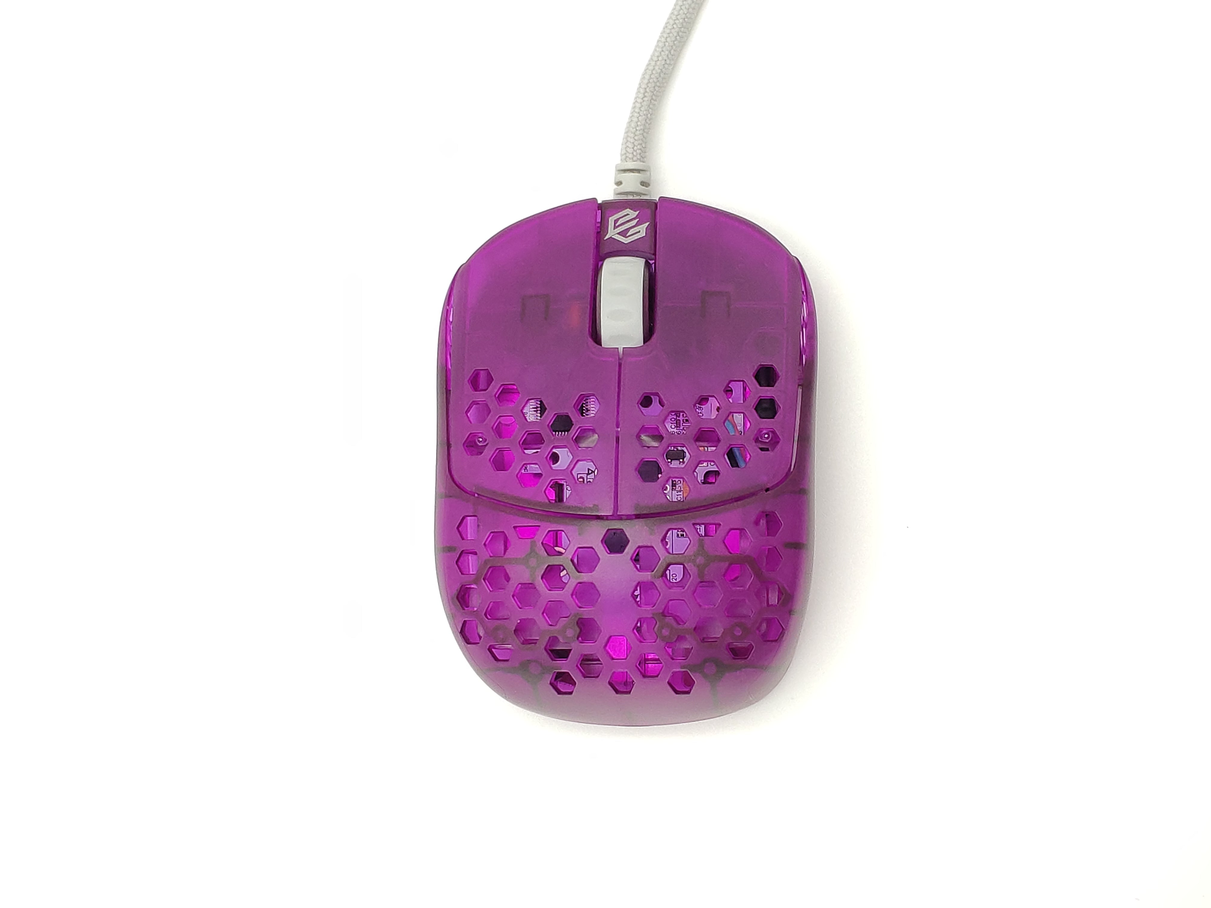 G-Wolves HSK Gaming Mouse - Transparent Purple