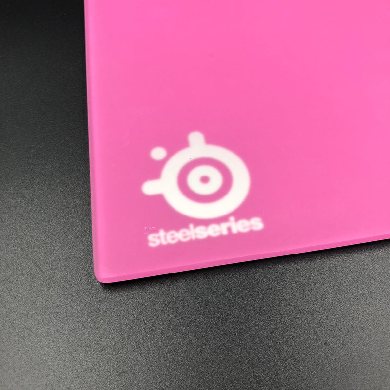 SteelSeries I-2 Glass Mouse Pad - Pink - iTakTech