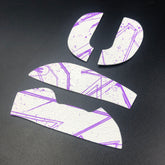 BT.L Logitech Zygen Outset - Anti Slip Mouse Grip - White Purple
