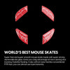 Pulsar Gaming Gear Finalmouse Starlight M / S - Superglide Mouse Skates - Red Arrow