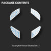 Pulsar Gaming Gear Finalmouse Starlight M / S - Superglide Mouse Skates - Poseidon White