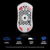 Pulsar Gaming Gear Finalmouse Starlight M / S - Superglide Mouse Skates - Red Arrow